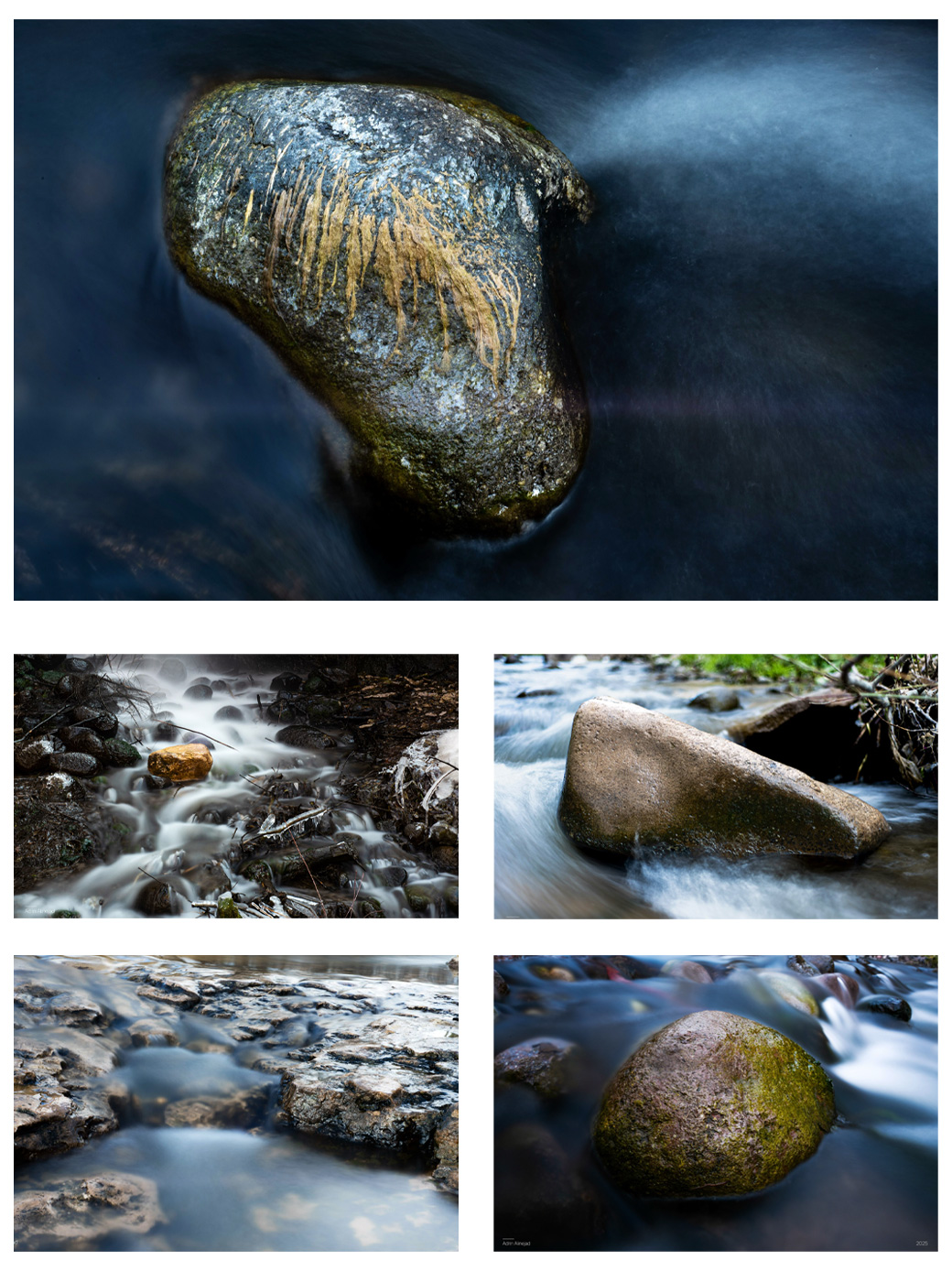 Photo series rocks stand by Adrin Alinejad